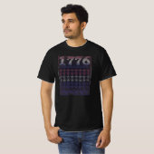 T-shirt met 1776 sterren (Voorkant volledig)