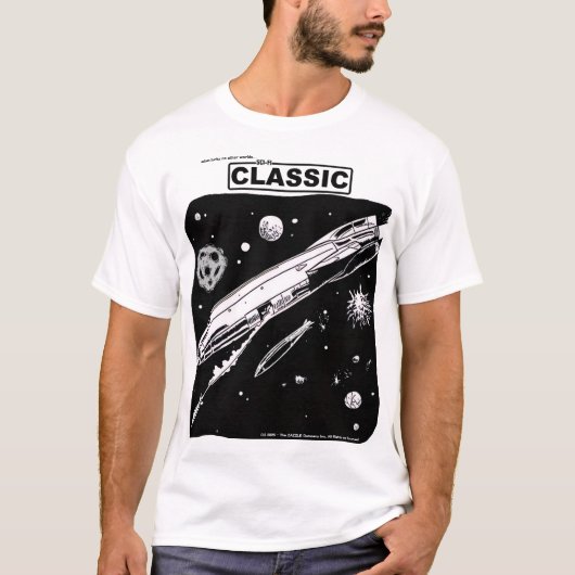 T-shirt met 1960 SCI-FI klassieker (Voorkant)
