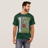T-shirt met 1 en 10 Footballs (Voorkant volledig)