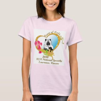 T-shirt met 2018 KCA-logo voor vrouwen plus formaa