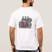 T-shirt met 3,6 motor (Achterkant)