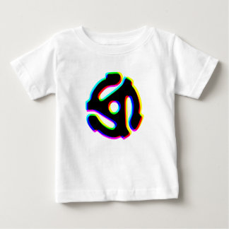 T-shirt met 45 rpm-recordadapter Baby