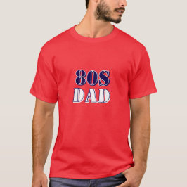 T-shirt met 80s papa