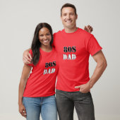 T-shirt met 80s papa erop (Unisex)