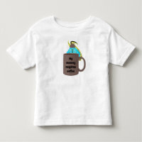 T-shirt met aandoenlijke eekhoorn mammacafeïne-ont