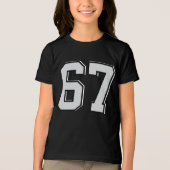 T-shirt met aangepast ontwerp nummer 67 (Voorkant)