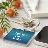 T-shirt met aangepaste foto-upload – Gepersonalise Sleutelhanger (Voorkant Rechts)