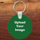 T-shirt met aangepaste foto-upload – Gepersonalise Sleutelhanger (Voorkant)
