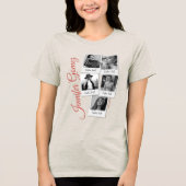 T-shirt met aangepaste fotocollage, meisjesachtige (Voorkant)