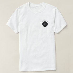 T-shirt met aangepaste logotekst voor zakelijk geb