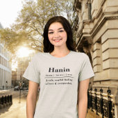 T-shirt met aangepaste woordenboekaanduiding
