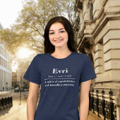 T-shirt met aangepaste woordenboekaanduiding