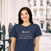 T-shirt met aangepaste woordenboekaanduiding