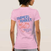 T-shirt met aardbei van de boerenmarkt 🍓 (Achterkant)