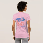 T-shirt met aardbei van de boerenmarkt 🍓 (Achterkant volledig)