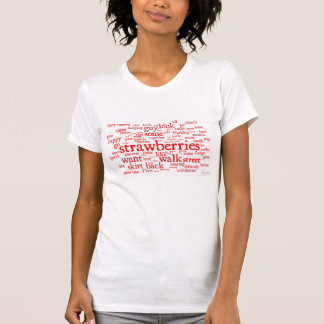 T-shirt met aardbeien voor vrouwen