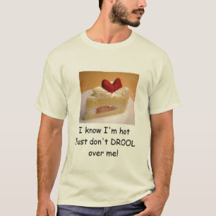 T-shirt met aardbeienperskoeken