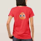 T-shirt met aardgat kleur (Achterkant)