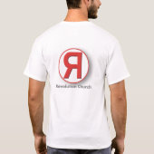 T-shirt met achterzijde R-logo (Achterkant)