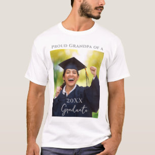 T-shirt met afstudeerfoto trotse opa
