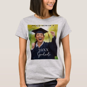 T-shirt met afstudeerfoto van trotse moeder