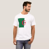T-Shirt met Algerijnse vlag (Voorkant volledig)