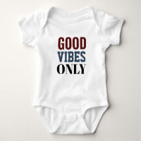 T-shirt met alleen goede vibes