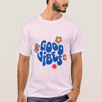 T-shirt met alleen goede vibes | Positieve quote
