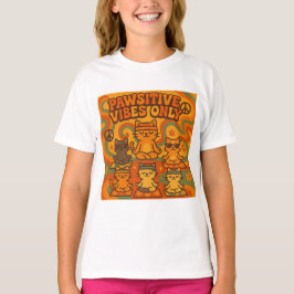 T-shirt met alleen positieve vibes