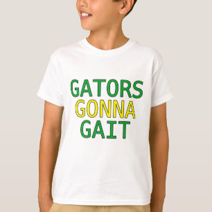 T-shirt met Alligator Meme die Grappig Loopt