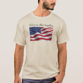 T-shirt met Amerikaanse vlag (Voorkant)