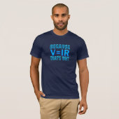 T-shirt met analyse van het elektrische circuit (Voorkant volledig)