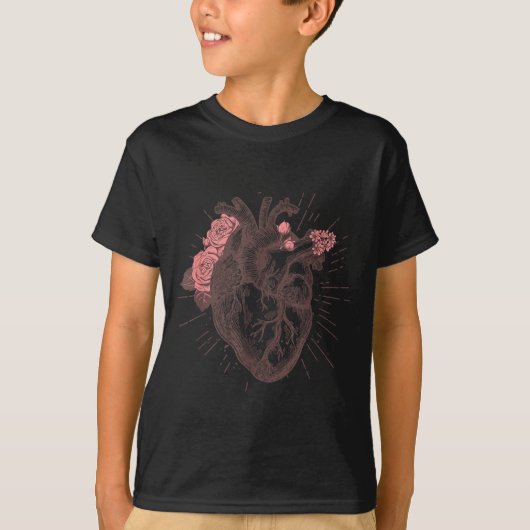T-shirt met anatomisch hart voor vrouwen Menselijk (Voorkant)