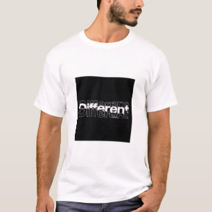 T-SHIRT MET ANDERE OPDRUK