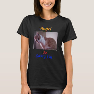 T-shirt met Angel de brutale kat