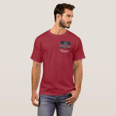 T-shirt met antieke autobarn - achterlogo (Voorkant volledig)