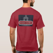 T-shirt met antieke autobarn - achterlogo (Achterkant)