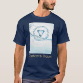 T-shirt met Aquamarine Core (Voorkant)