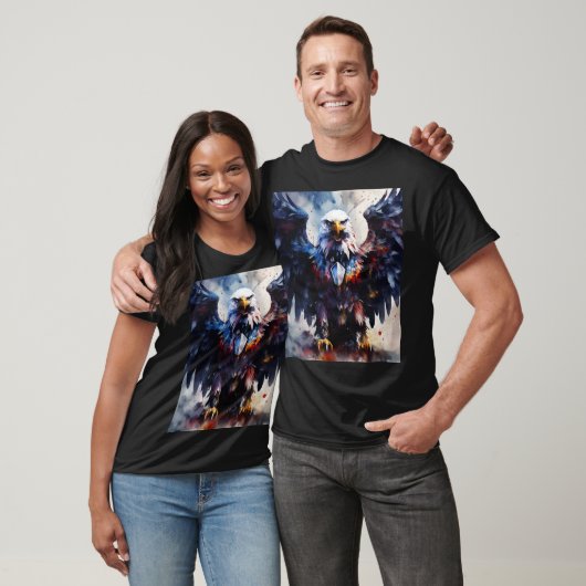 t-shirt met arend (Unisex)