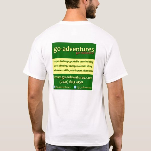 T-shirt met avonturen (Achterkant)