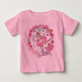 T-shirt met baby-taart (Voorkant)