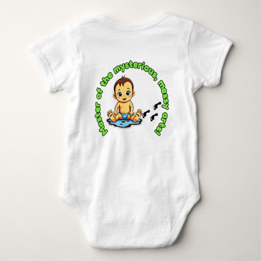 T-shirt met baby thema  (Achterkant)