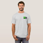 T-shirt met batterijpictogram (Voorkant volledig)