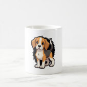 T-shirt met Beagle-hond Koffiemok (Center)