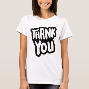T-shirt met bedankje – Eenvoudige en vriendelijke