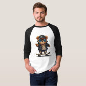T-shirt met berenontwerp (Voorkant volledig)