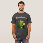 T-shirt met beschermingshaag (Voorkant volledig)