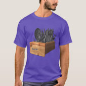 T-shirt met bestekla (Voorkant)