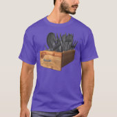 T-shirt met Besteklade (Voorkant)