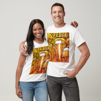 T-shirt met bierthema